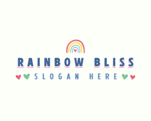 Rainbow Pride Heart logo design