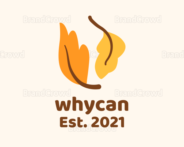 Autumn Leaf Foliage Logo