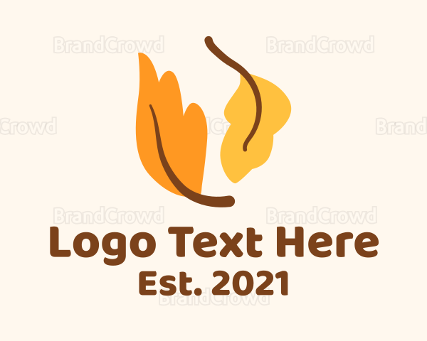 Autumn Leaf Foliage Logo