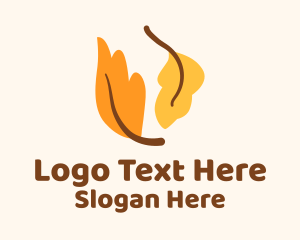 Autumn Leaf Foliage Logo