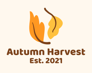 Autumn Leaf Foliage logo design