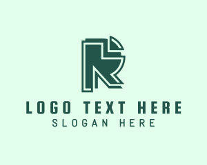 Real Estate - Modern Letter R Business Agency logo design