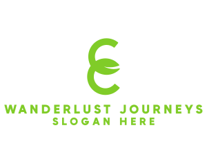 Ea - Business Leaf Letter E logo design