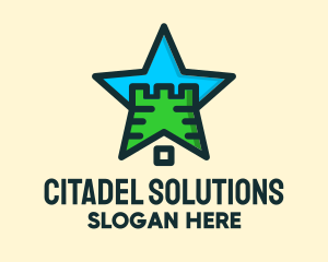 Citadel - Star Castle Fortress logo design