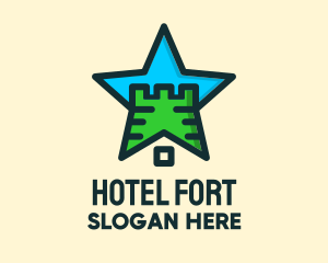 Star Castle Fortress logo design