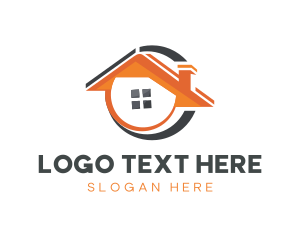 House And Lot - House Real Estate Residence logo design