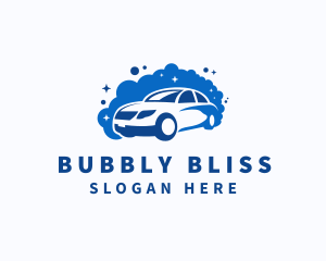 Car Wash Bubbles logo design