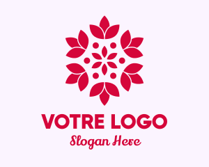 Red Beauty Lotus Logo