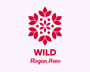 Red Beauty Lotus Logo