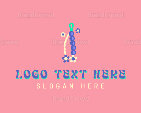 Floral Beads Accessory Logo