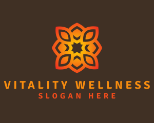 Floral Wellness Mandala  logo design