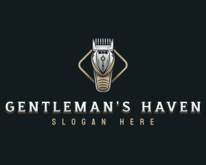 Gentleman Razor Barbershop logo design