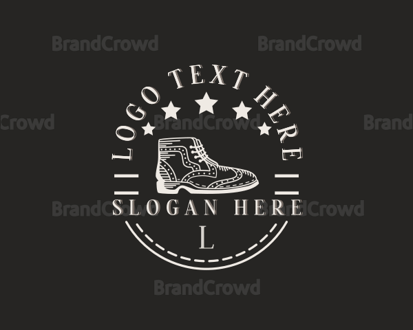 Formal Vintage Shoe Logo