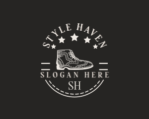 Loafer - Formal Vintage Shoe logo design