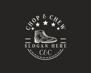 Shoe Repair - Formal Vintage Shoe logo design