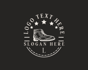 Loafer - Formal Vintage Shoe logo design