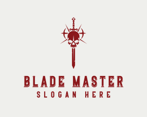 Sword Skull Weaponry logo design