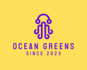 Octopus Ocean Aquarium logo design