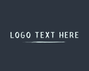 Writing - Handwriting Chalk Brush logo design