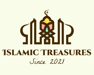 Islamic Mosque Architecture logo design