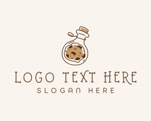 Bottle - Cookie Potion Jar logo design