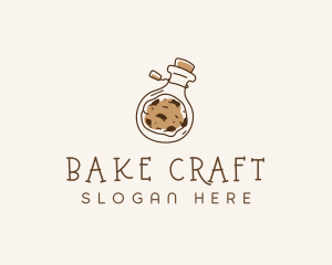 Cookie Potion Jar logo design