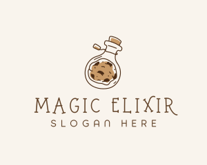 Potion - Cookie Potion Jar logo design