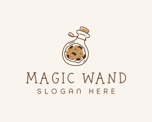 Cookie Potion Jar logo design