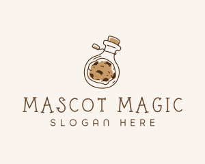 Cookie Potion Jar logo design