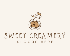 Cookie Potion Jar logo design