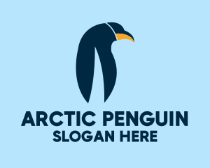 Penguin - Emperor Penguin Animal logo design