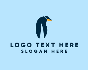 Penguin - Emperor Penguin Bird logo design