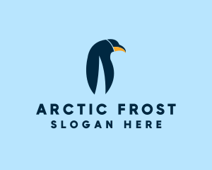 Emperor Penguin Bird logo design