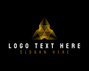 Investement - Pyramid Triangle Premium logo design