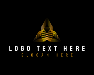 Pyramid Triangle Premium Logo