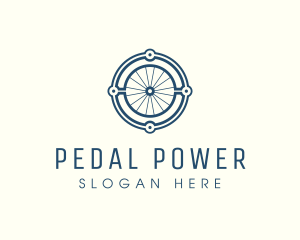 Bicycle - Minimalist Bicycle Wheel logo design