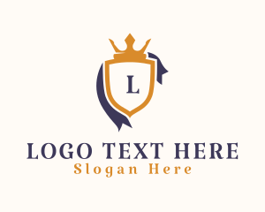 Crown Shield Lettermark Logo