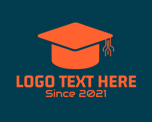 It - Tech School Graduate logo design