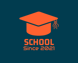 Tech School Graduate logo design
