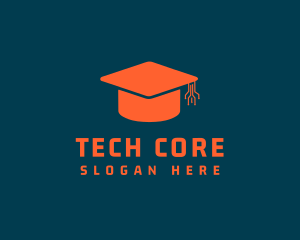 Tech School Graduate logo design