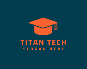 Tech School Graduate logo design