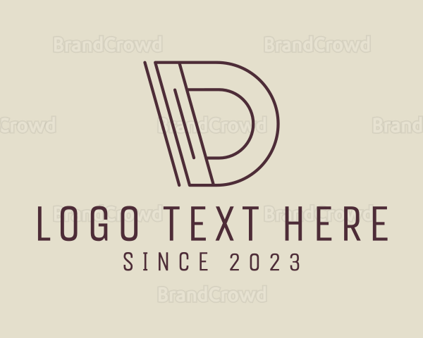 Deluxe Brand Letter D Logo