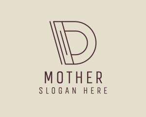 Deluxe Brand Letter D  Logo