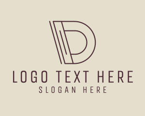 Deluxe Brand Letter D  Logo
