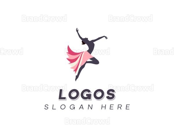 Sports Dancing Fitness Logo