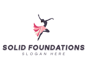 Sports Dancing Fitness Logo