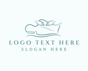 Shiatsu - Hands Body Massage logo design