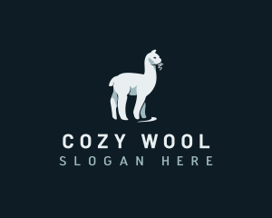 Alpaca Llama Animal logo design