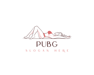 Erotic Sexy Woman Lingerie Logo