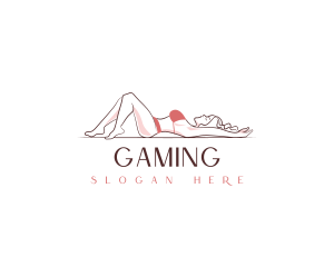 Erotic Sexy Woman Lingerie Logo